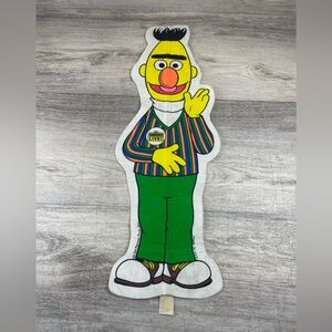 Vintage Bert Felt Pennant Sign Muppets Sesame Street Live 1980